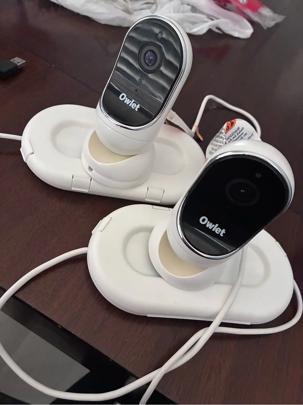 Owlet White Baby Monitor Camera Duo